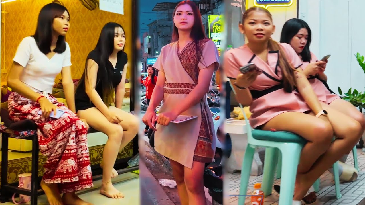 🇹🇭 [4K] Pattaya Klang Road massage shops, Second Road - Pattaya Thailand October 2025