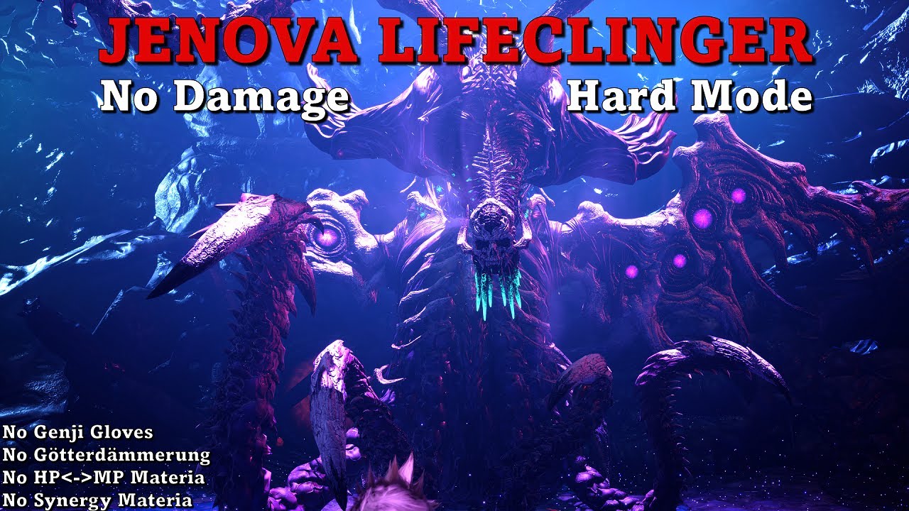 FFVII Rebirth - Jenova Lifeclinger No Damage/Hard Mode (No Genji/No Gotterdamerung/4K PC)