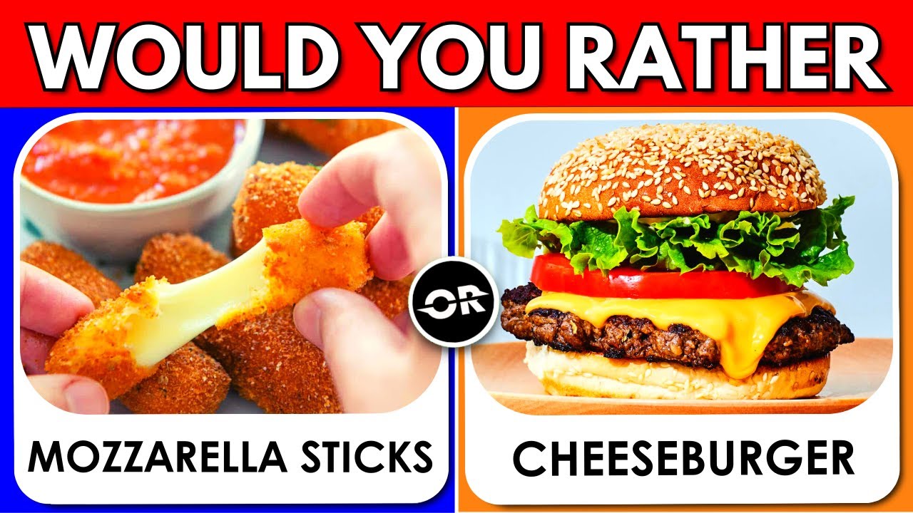 Would You Rather...? 🍔 | Junk Food Edition! 🍕🍫