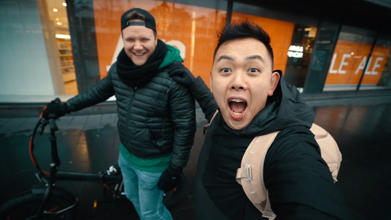 BUMPED INTO FINNISH YOUTUBER DAVE CAD IN HELSINKI