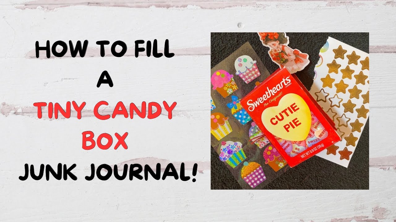 How do you fill up a tiny Candy Box Journal?