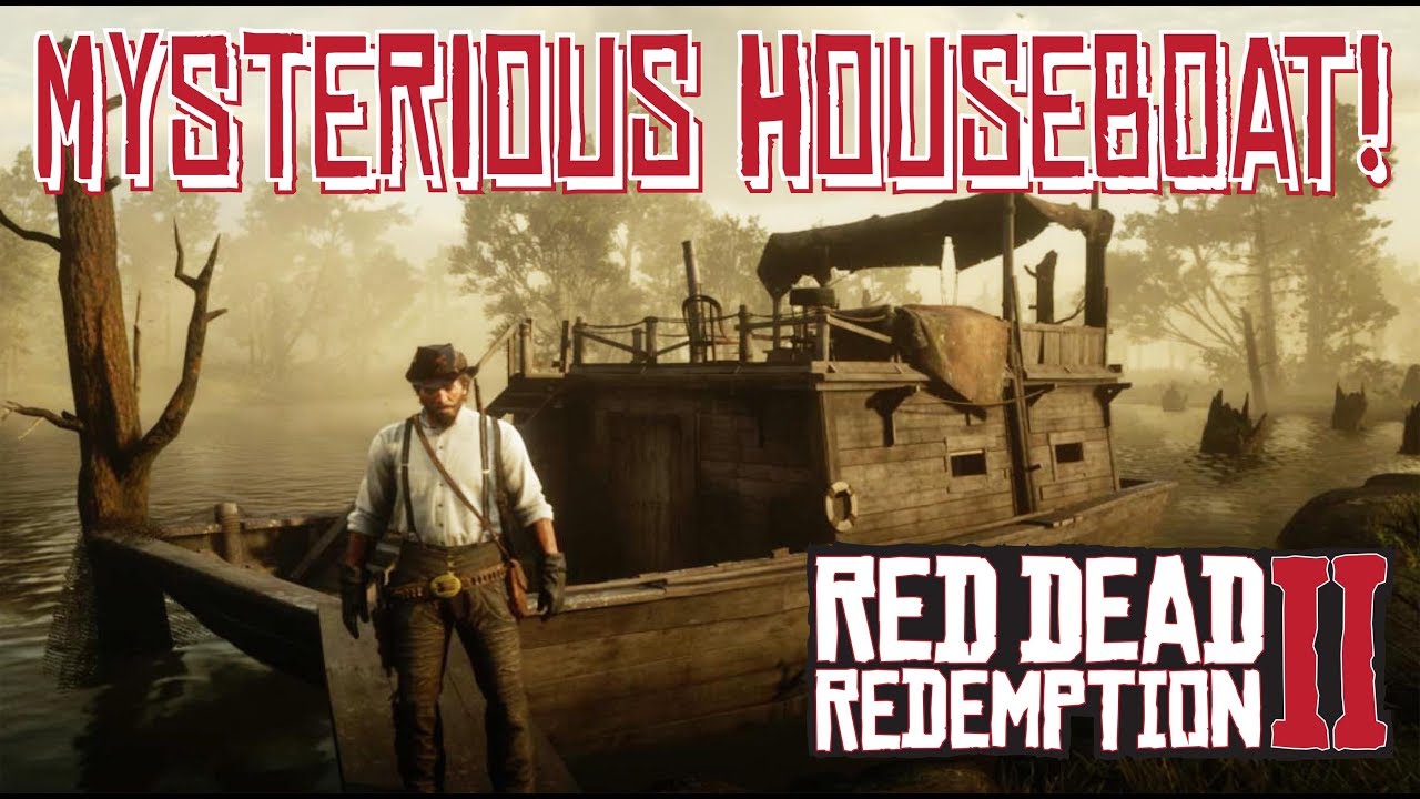 Mysterious Houseboat in Bluewater Marsh Red Dead Redemption 2