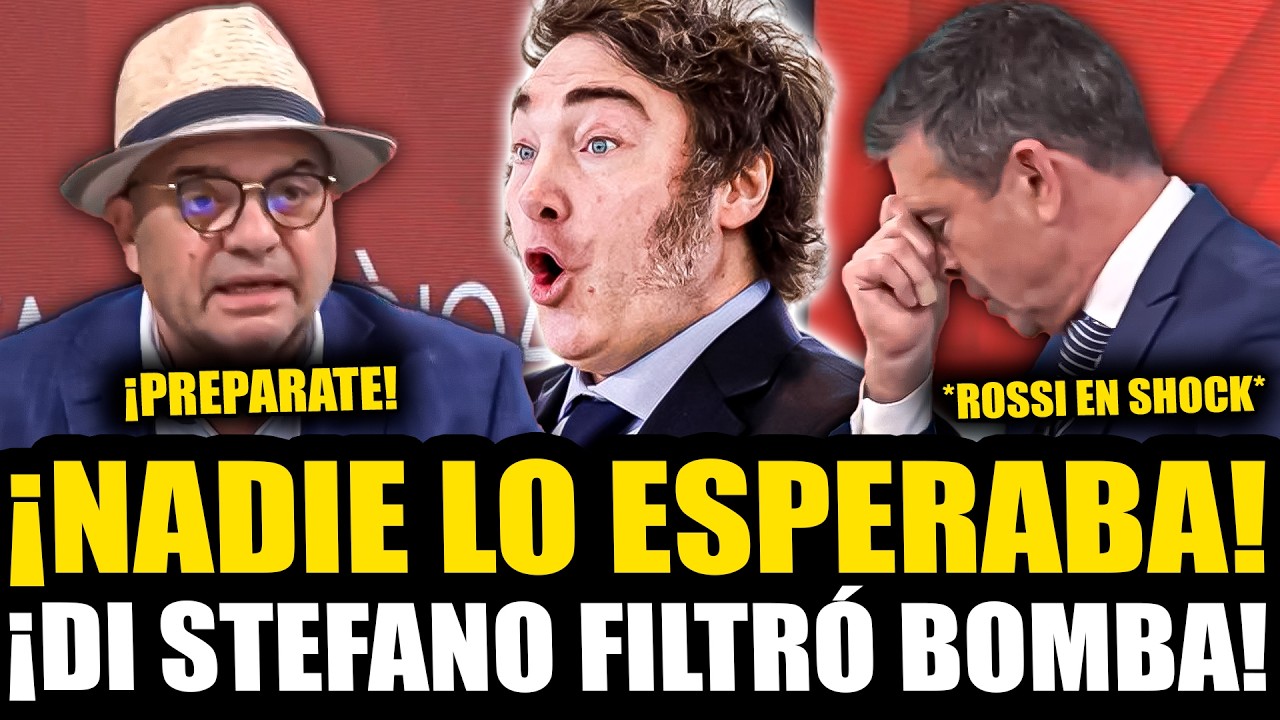 ¡SALVADOR DI STEFANO FILTRÓ BOMBAZO QUE NADIE ESPERABA Y DEJÓ A MILEI Y ROSSI EN SHOCK!