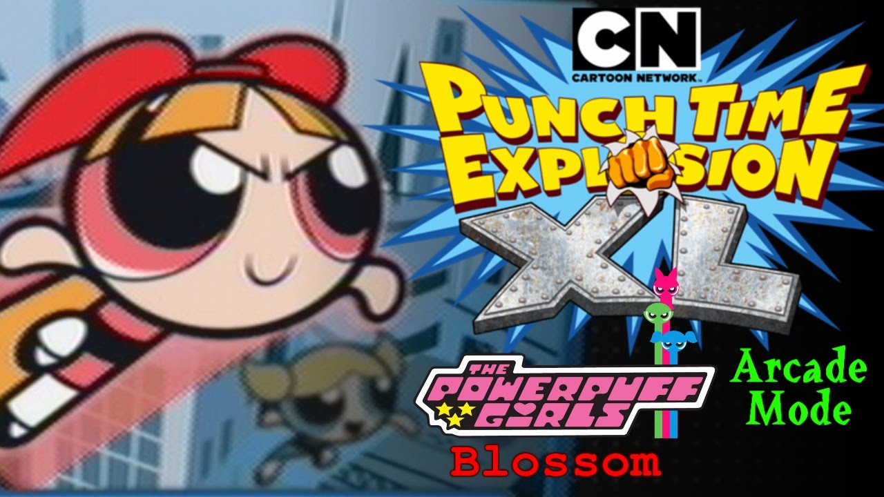 Аркадный режим Блоссом (Суперкрошки) — Cartoon Network: Punch Time Explosion XL