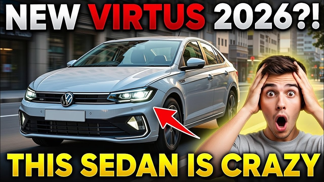 Volkswagen Virtus 2026 | Спортивный, с турбонаддувом и потрясающе хорош | DRIVNEXA🔥