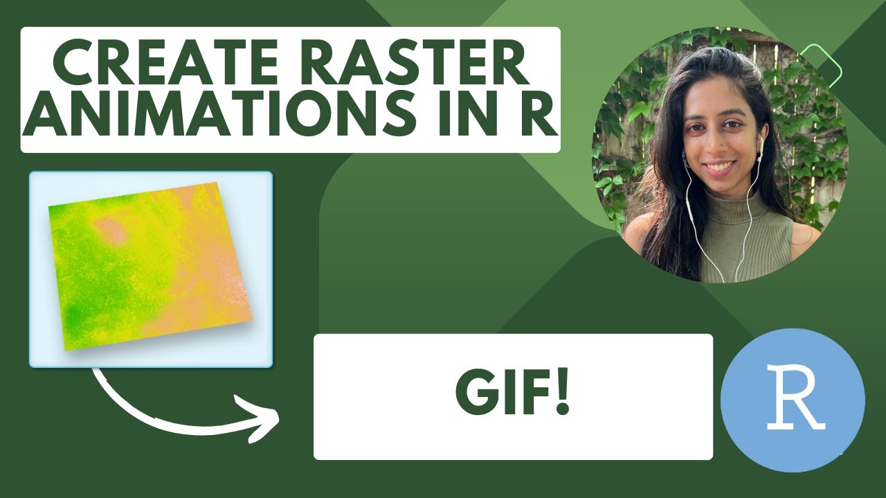 Create a raster animation in R | easy to follow example | R programming