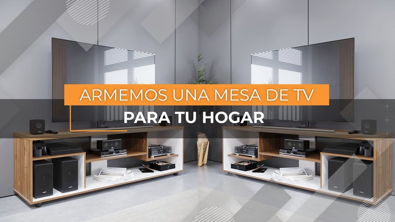 Armemos una mesa de TV para tu hogar