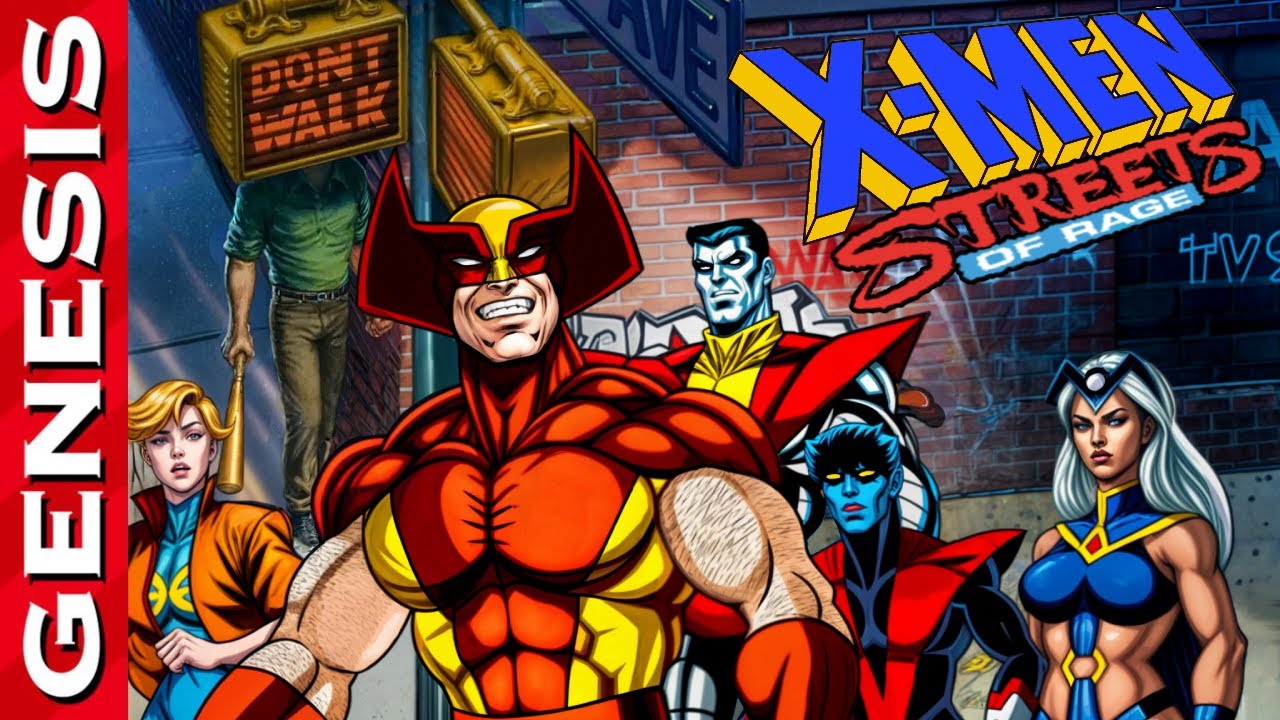 X-Men of Rage - Hack of Streets of Rage 2 [Genesis]