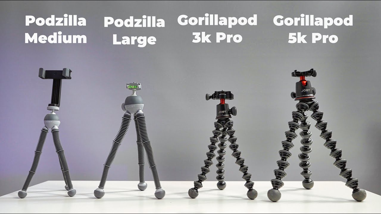Which is the best JOBY? GorillaPod vs PodZilla Review