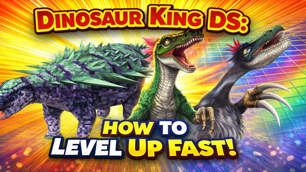 Dinosaur King DS How to Level Up Fast