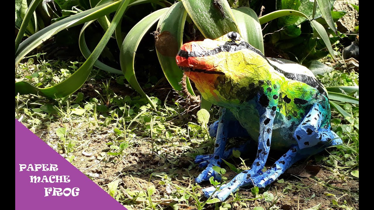 PAPER MACHE FROG