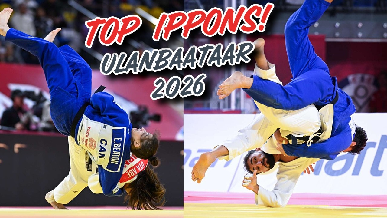 ЛУЧШИЕ ИППОНЫ! Большой шлем по дзюдо в Улан-Баторе 2026