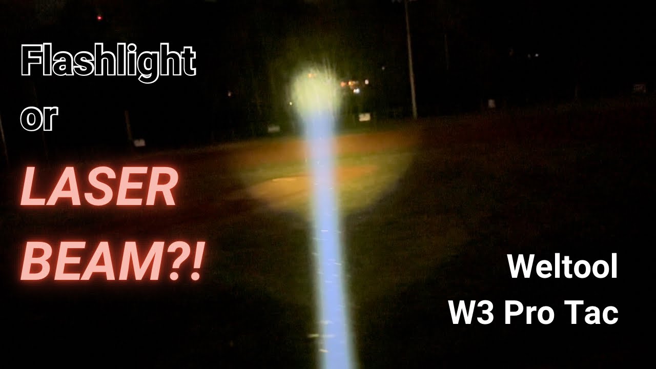 INSANE THROW (ALMOST ONE MILE) - Unboxing and Overview of the Weltool W3 Pro Tac LEP Flashlight