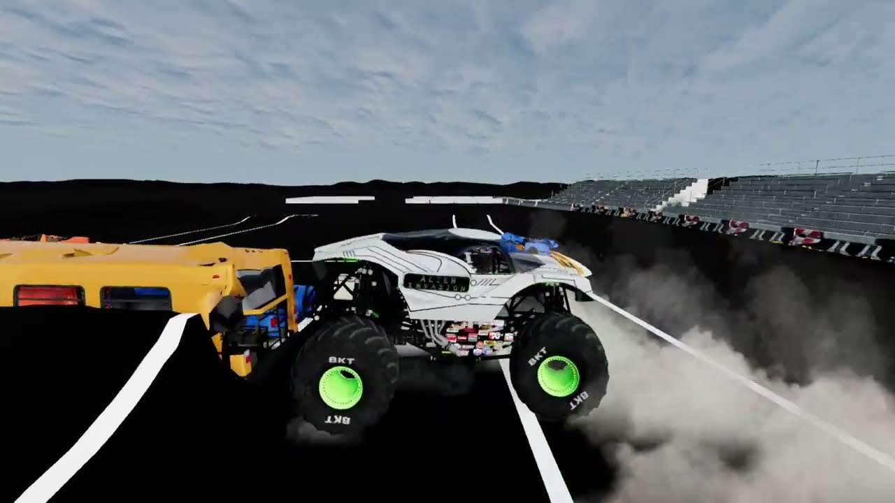 BeamNG Monster Jam Freestyle: Alien Invasion