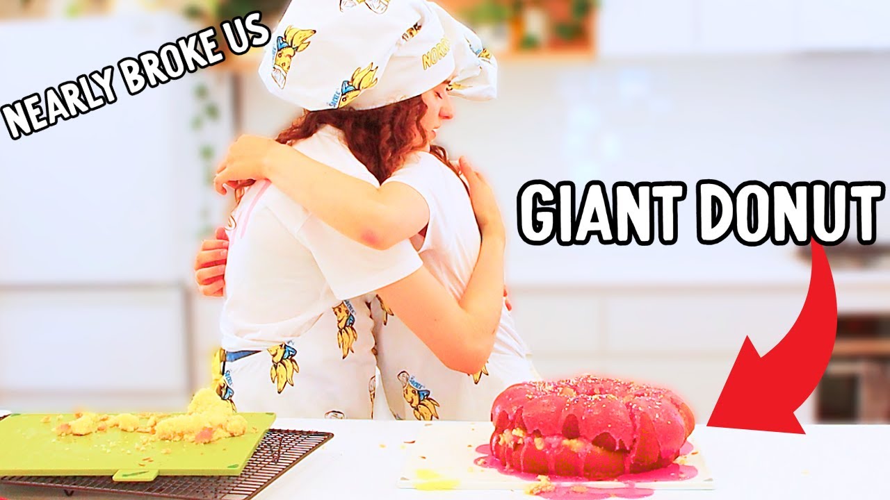 THE HARDEST THING WE'VE EVER COOKED ON NORRIS NUTS COOKING (Sabre's Giant Donut)