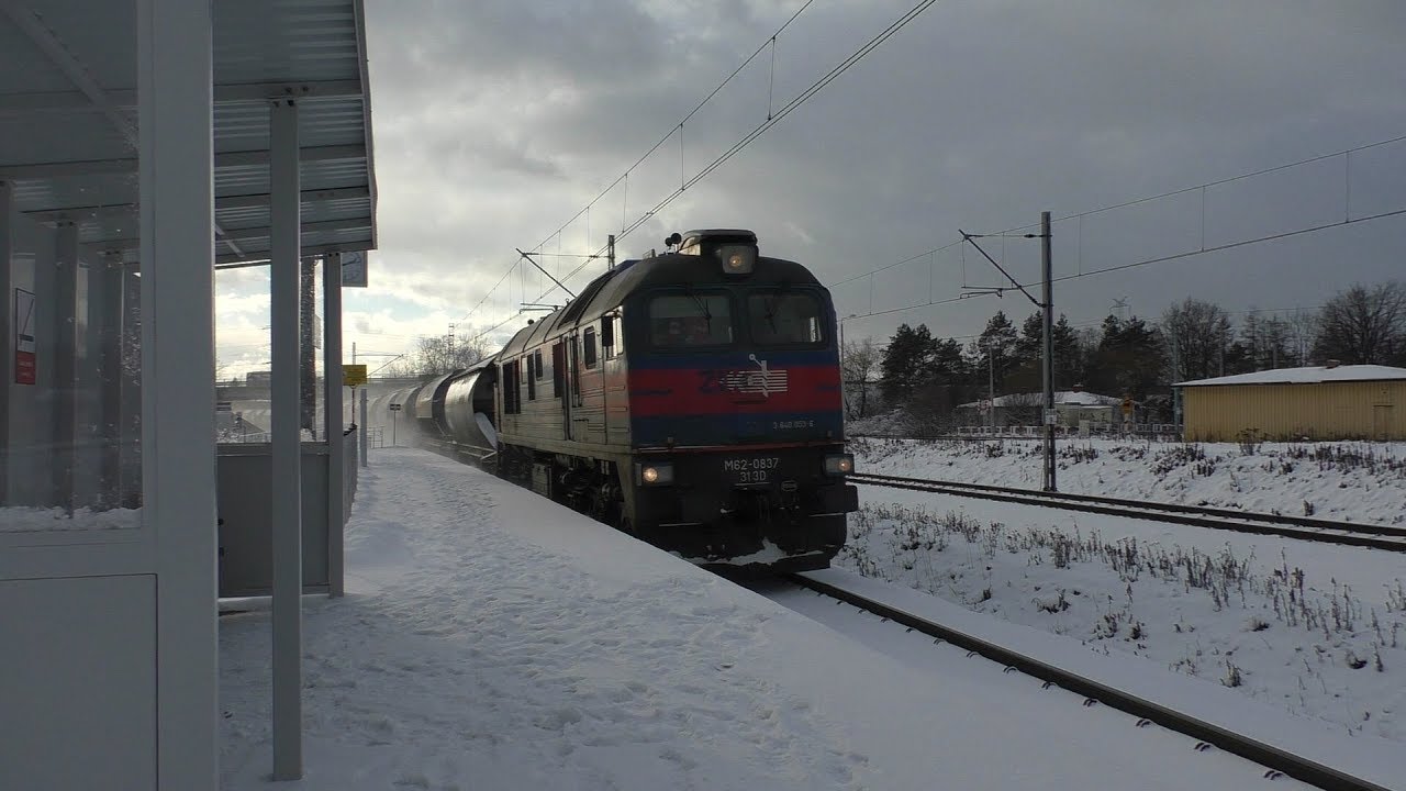 EIC Sobieski | IC Kormoran | M62-0837 ZIK Sandomierz | Luzaki PKP CARGO || Zima 2019 rok