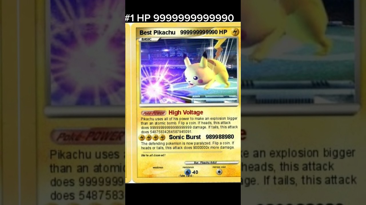 TOP 5 HIGHEST HP POKEMON  CARDS #pokemon #pokemoncards #top5 #highest #hp