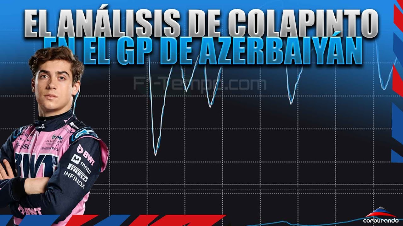F1 | ¿Qué datos arrojó la telemetría de Colapinto en el GP de Azerbaiyán?
