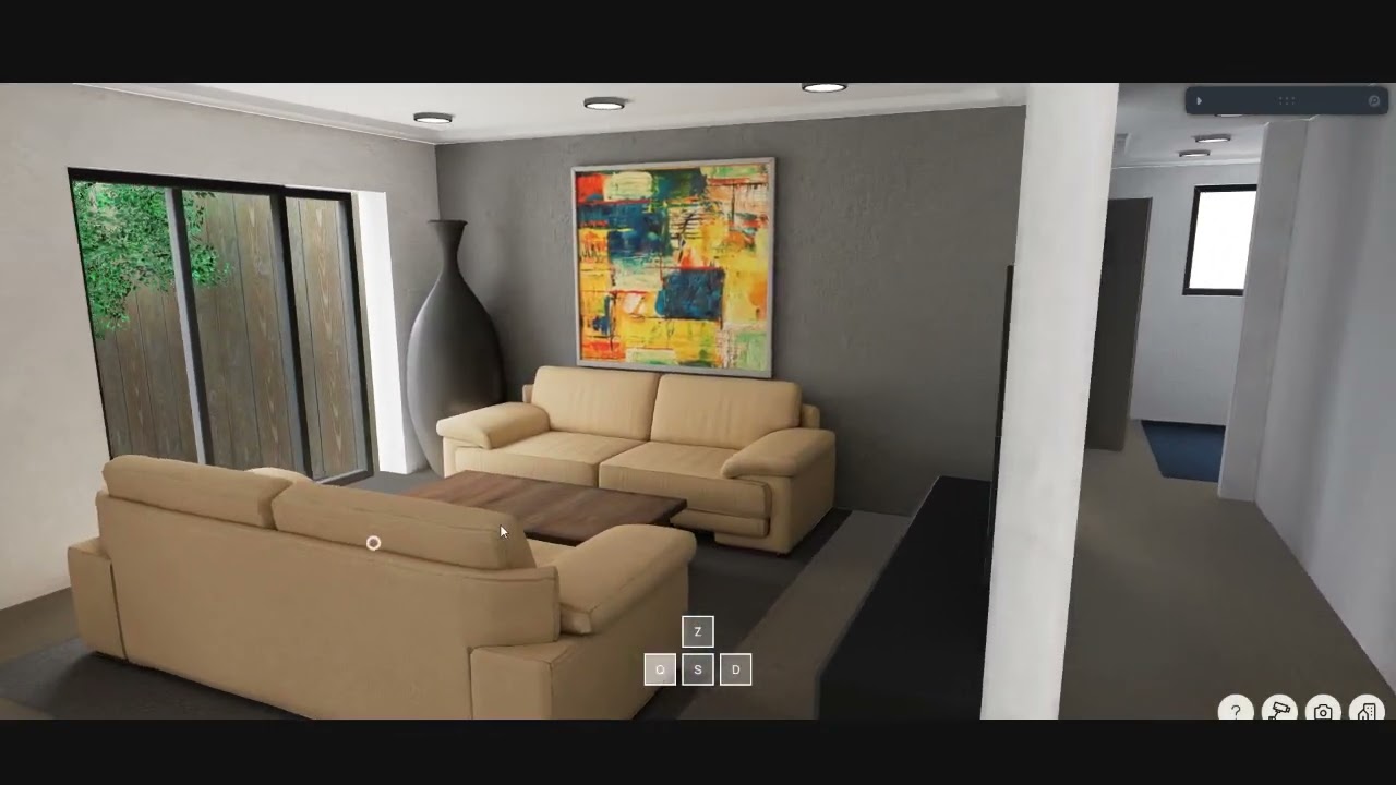 web conception | virtual tour,real estate | threejs