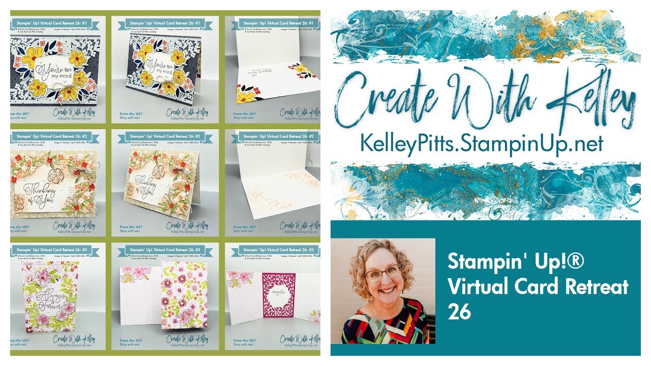 Stampin' Up! Virtual Card Retreat 26 - Cards 1-3 Overview