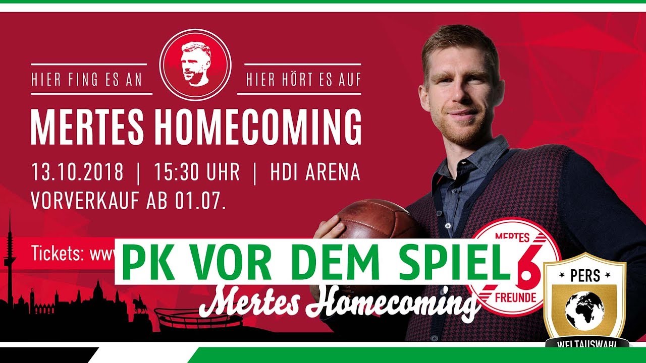 RE-LIVE: Die PK vor Mertes Homecoming