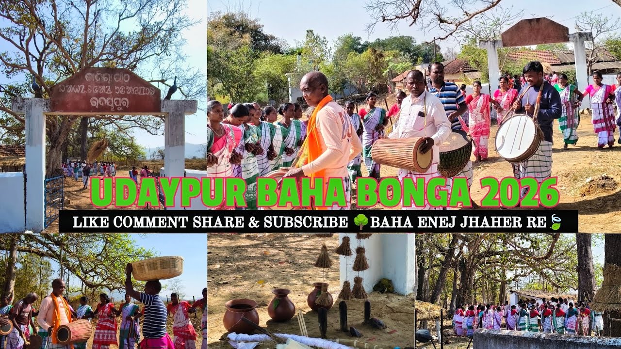 UDAYPUR BAHA BONGA 2026 🌿🌸 // LIKE COMMENT SHARE AND SUBSCRIBE 🙏🏼🙂#video #bahabonga #santalivideo 
