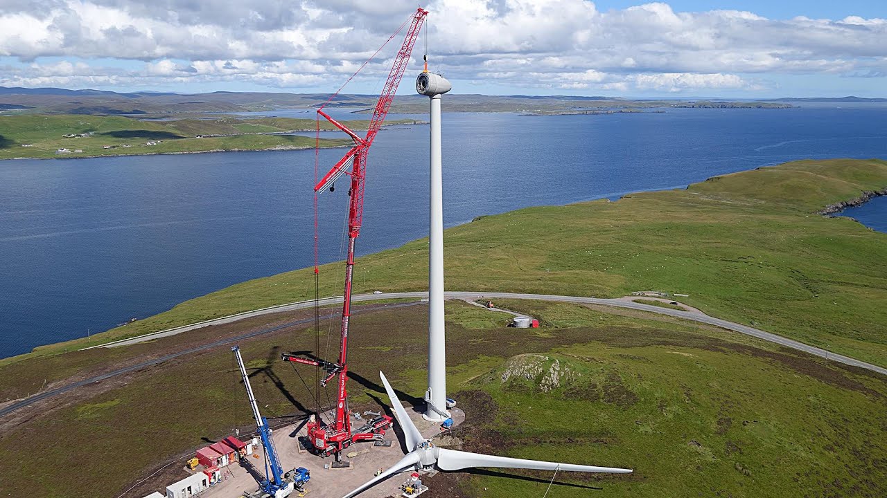 Luggie's Knowe Wind Turbine, Shetland