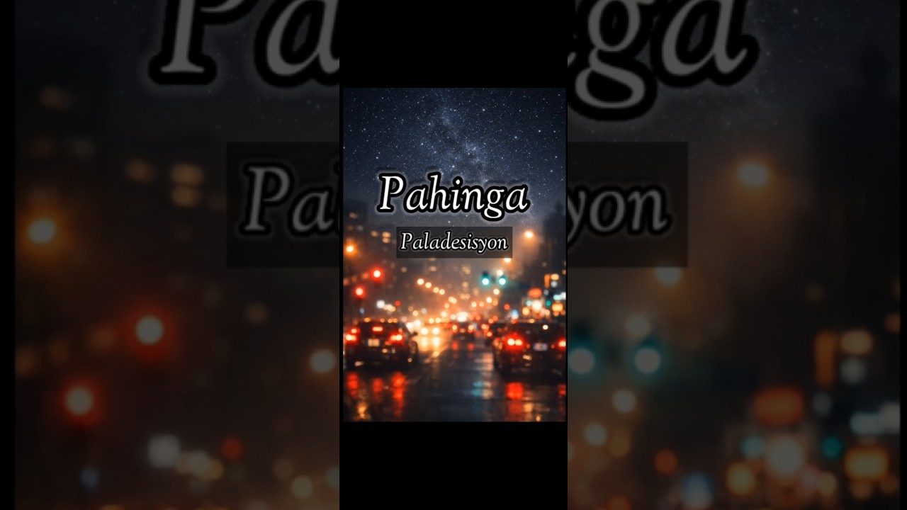 PAHINGA – Official Audio | Paladesisyon