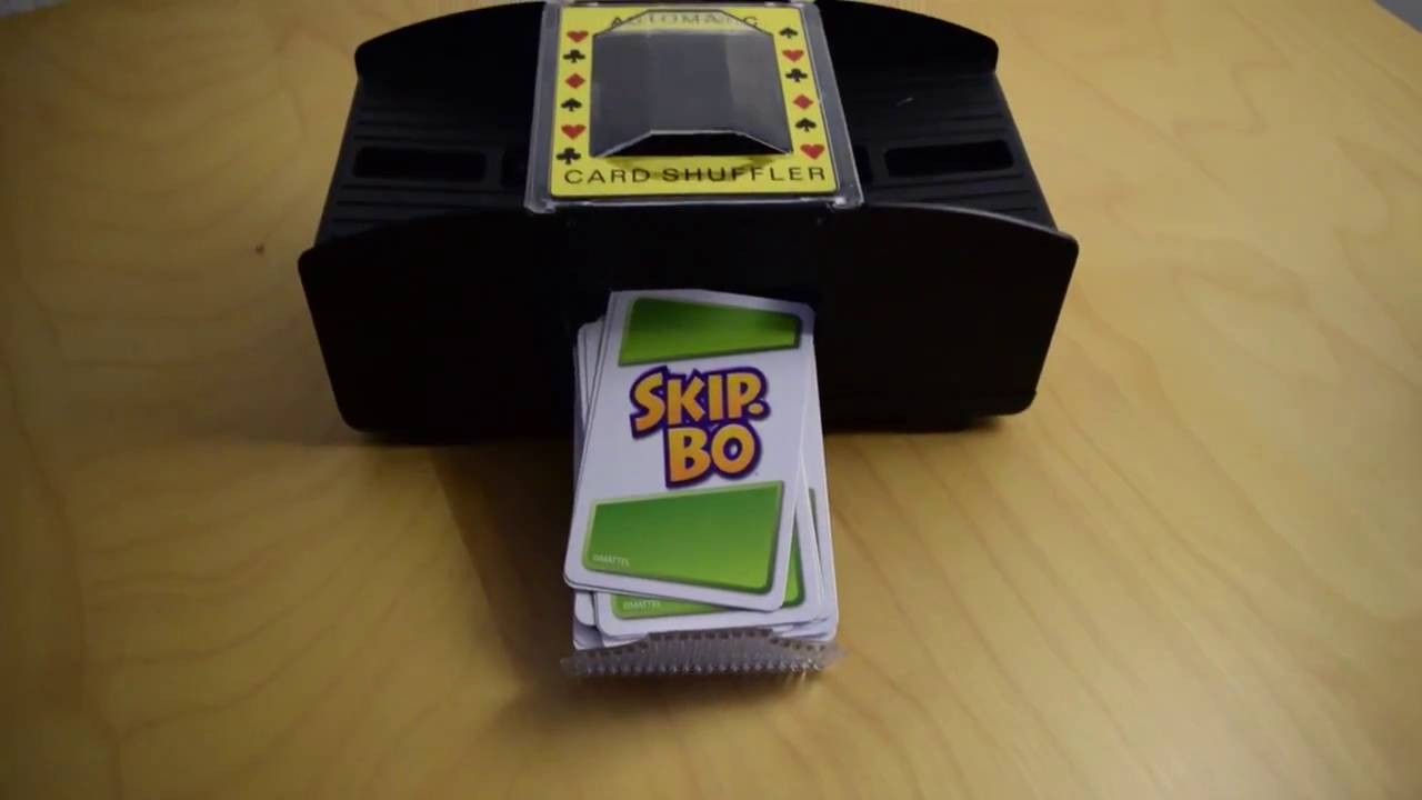 Skip-Bo automatic card shuffler
