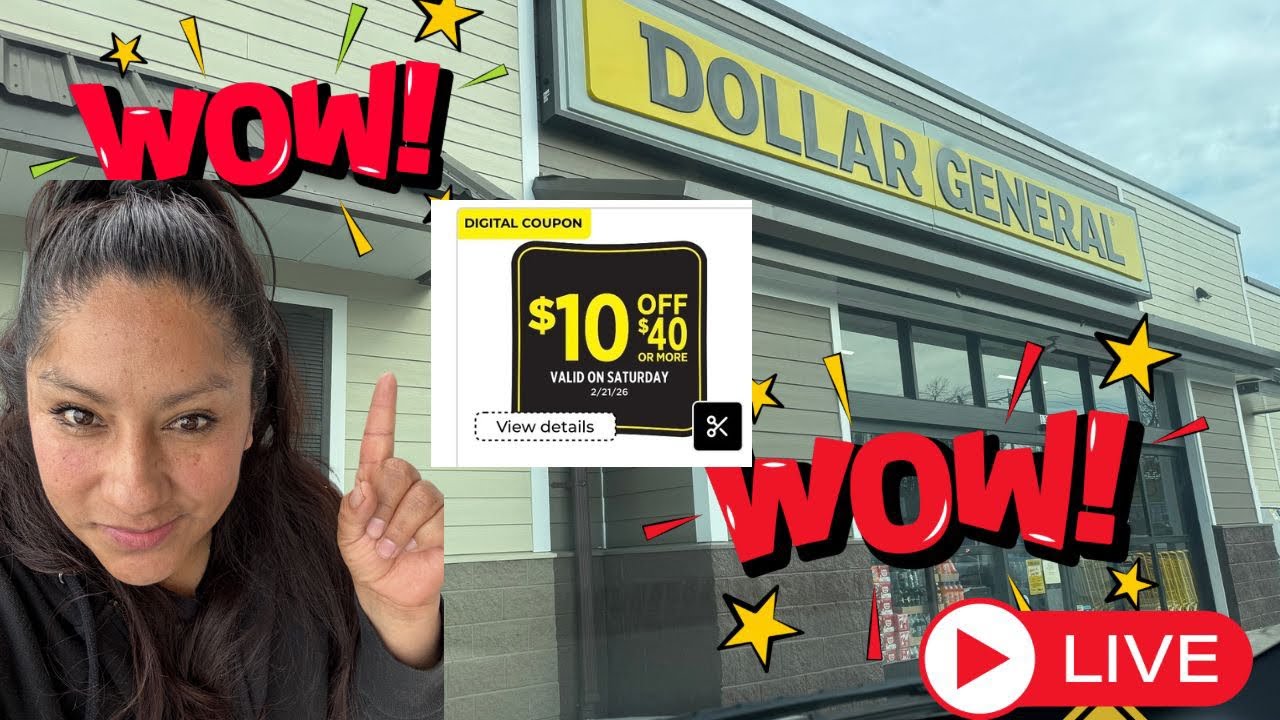 📍 NOTICIA DE ÚLTIMA HORA, DOLLAR GENERAL ACABA DE DARNOS UN CUPÓN DE 10 OFF 40 ￼🚨🚨