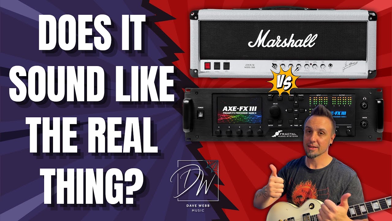 Axe Fx Silver Jubilee VS A REAL Marshall Silver Jubilee