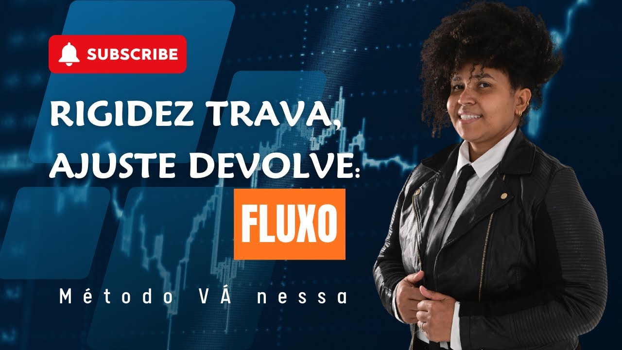 Rigidez trava. Ajuste devolve o fluxo para gravação de vídeos. 