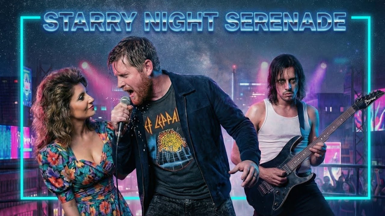 Starry Night Serenade (Official Video) 1980's Classic Rock Music Throwback Hair Metal Ballad 