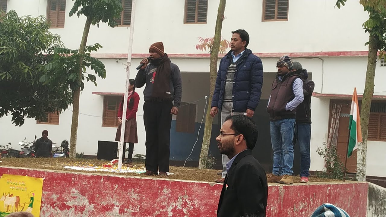Happy Republic Day 72nd with joy at C.S.Public School Nand Nagar, Gamharia Mr. Umesh Kumar