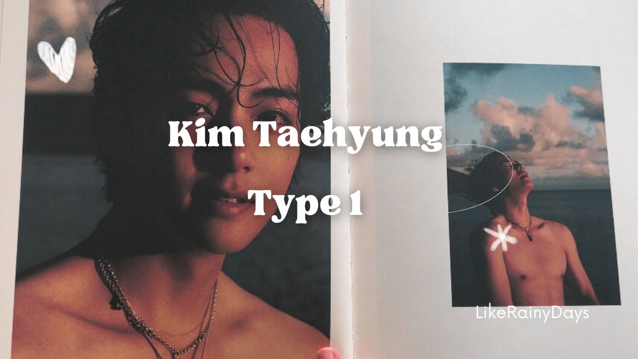 Shirtless Taehyung the Photobook - BTS Kim Taehyung Type 1