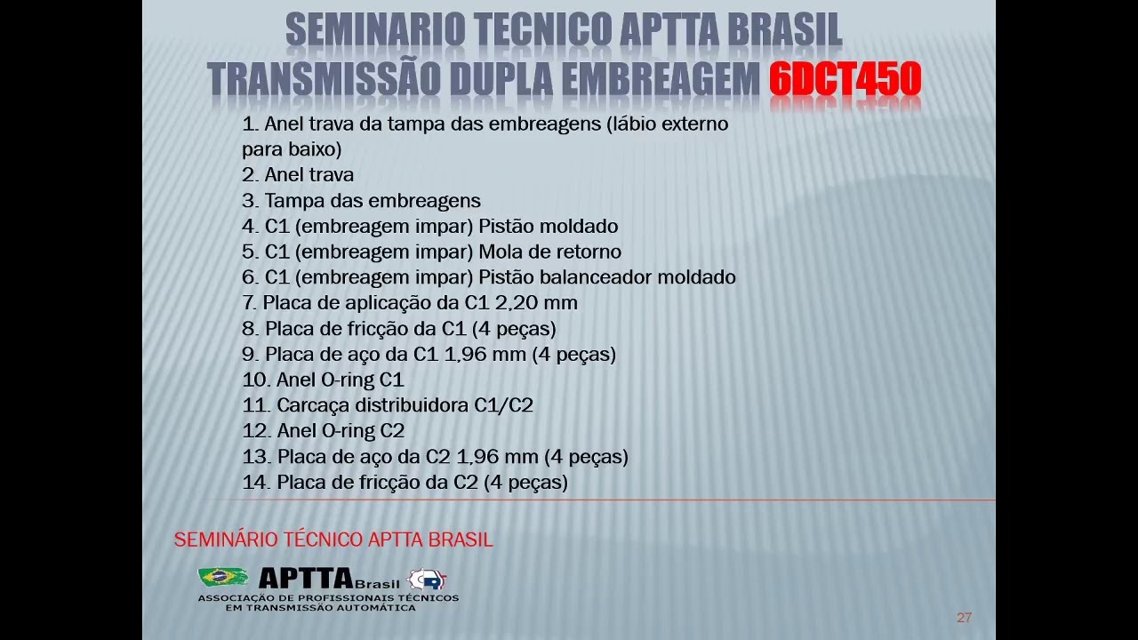 TRANSMISSÃO DE DUPLA EMBREAGEM 6DCT450