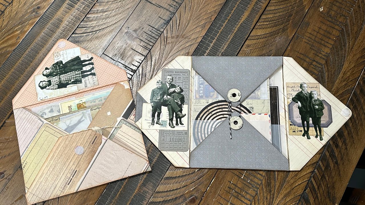 Craft With Me - Large Envelope Ephemera Holder - Craft Supply Organization - Deconstructed Envelope