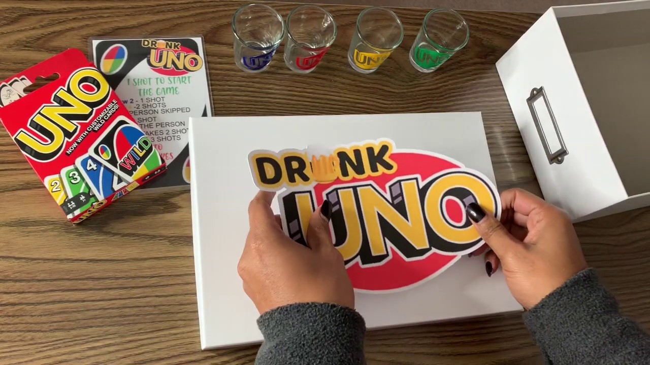 DIY Drunk Uno Card Game