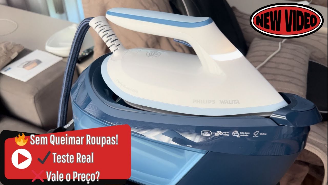 FERRO PHILIPS WALITA PERFECTCARE 6000 É BOM MESMO? Review Completo e Teste Real!