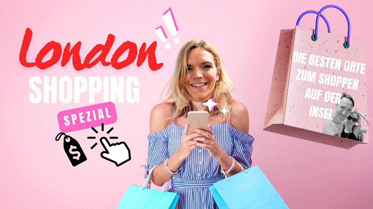 London Shopping Einkaufen in Camden Oxford Street Canary Wharf Greenwich The O2 Malls Läden