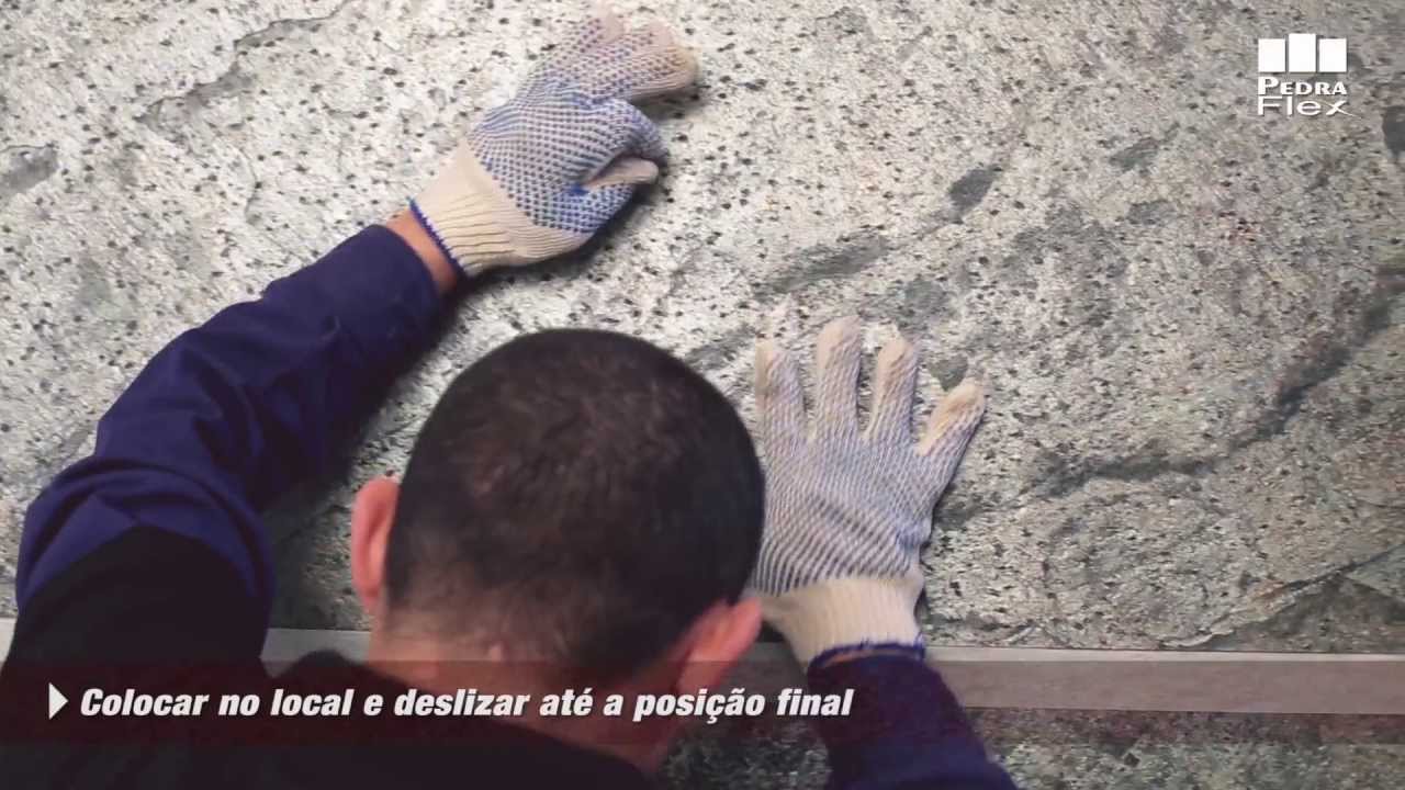 PEDRAFLEX - Instruções para colocação