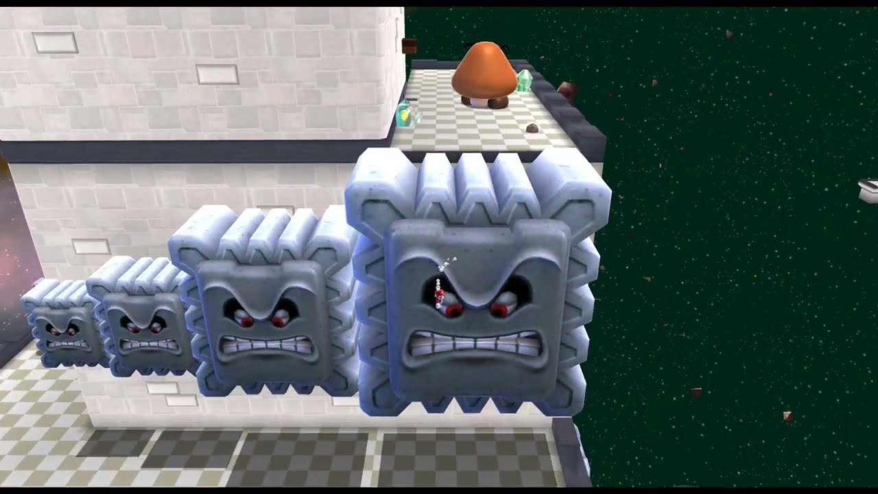 Thwomp's Castle Galaxy  - Super Mario Galaxy 63 Full 100% Walkthrough Part 17