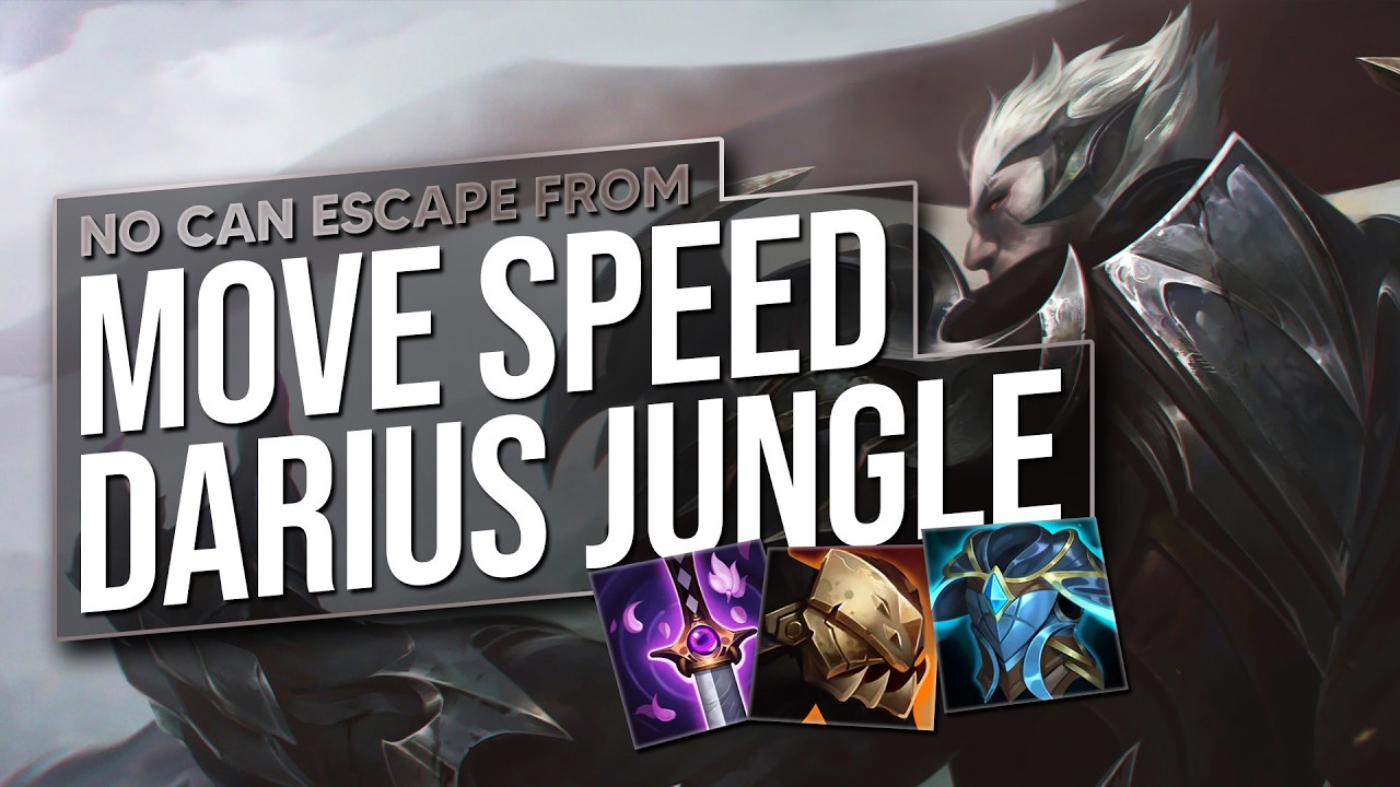 NO ONE CAN ESCAPE FULL MOVE SPEED DARIUS JUNGLE