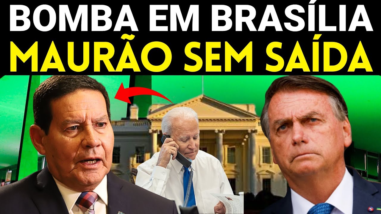 CONFIRMADO! GENERAL MOURÃO FOI QUEM AJUDOU... INFORMAÇÕES DOS EUA COMPROMETEM VICE DE JAIR BOLSONARO