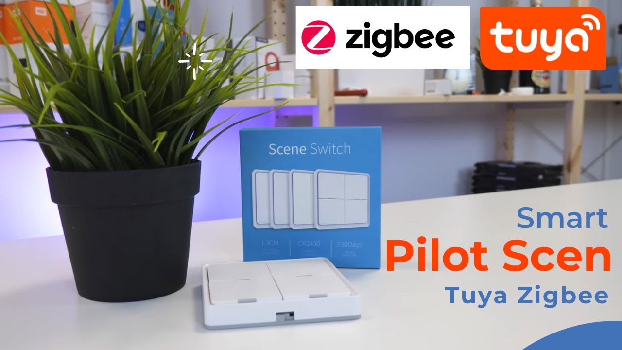 Przełącznik Pilot Scen Zigbee Tuya - Jak sparować jak skonfigurować - Smart Scene Switch Tuya Zigbee