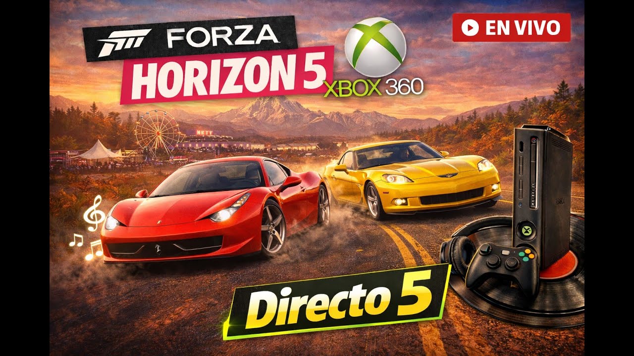 Forza Horizon 1 en Xbox 360 | Directo chill y nostalgia - Directo 5