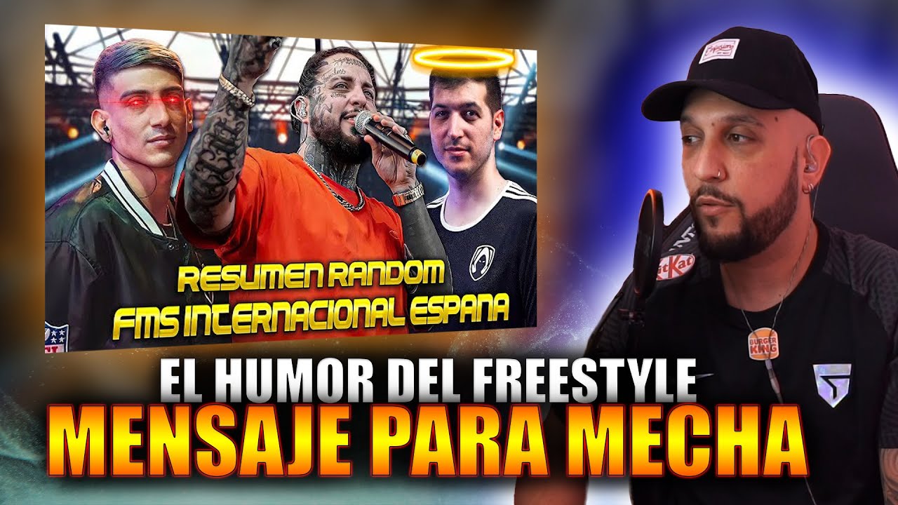 🚨 MENSAJE PARA MECHA 🚨 PIEZAS REACCIONA A EL HUMOR DEL FREESTYLE | RESUMEN RANDOM FMS INTERNACIONAL