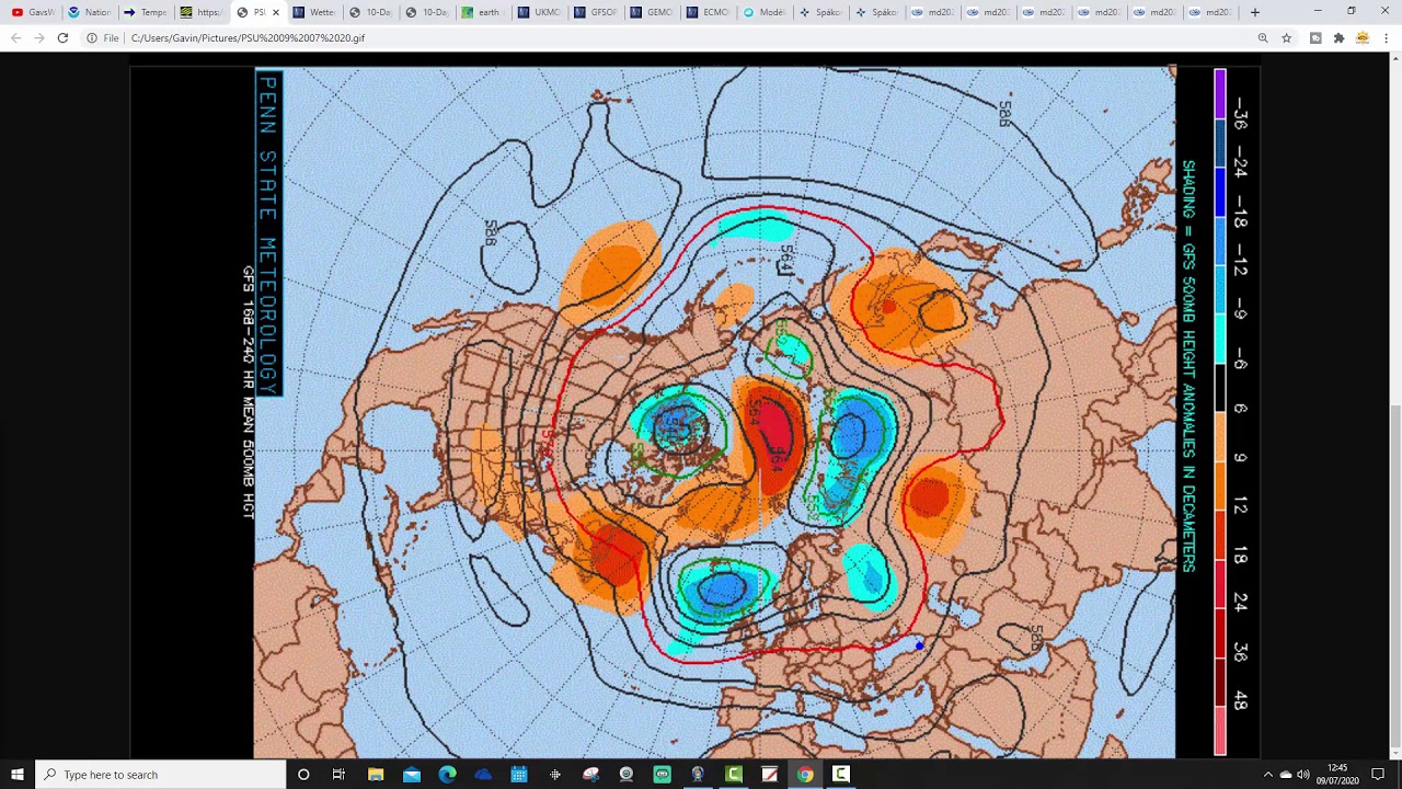 Ten Day Forecast:  Fair To Middling Weather Beyond Mid July (09-07-20)