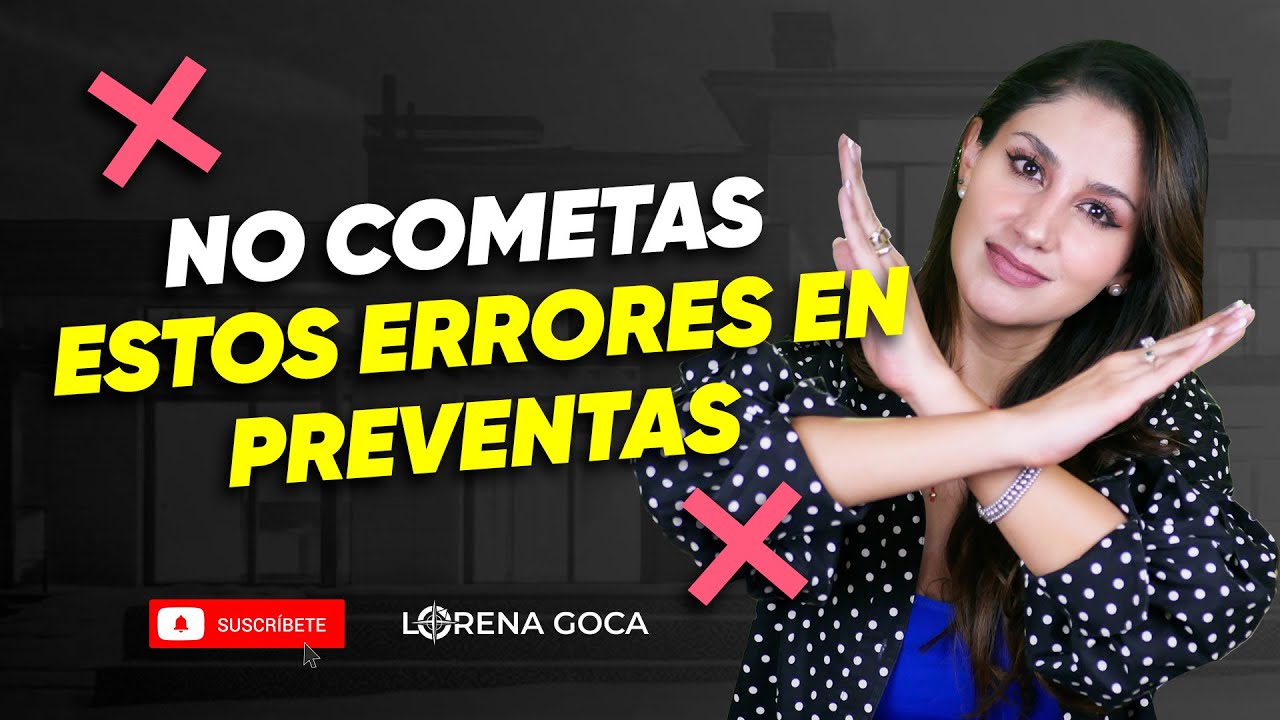 No cometas estos errores en preventas ❌💀