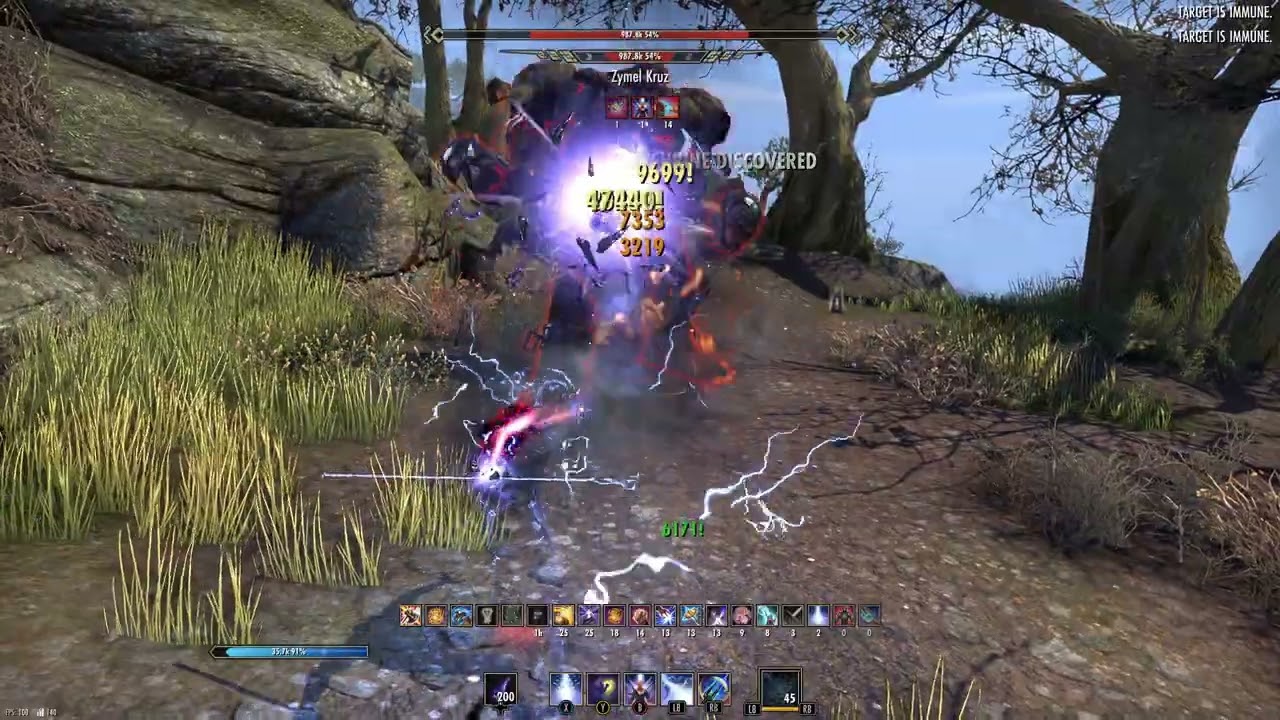 ESO PTS Update 50. Class Mastery. Basically infinite magicka!